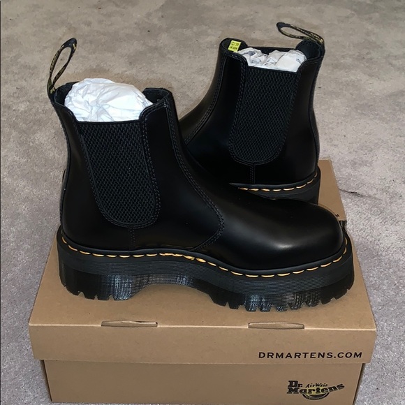 Dr. Martens Shoes - Dr. Martens 2976 Quad Black Boots